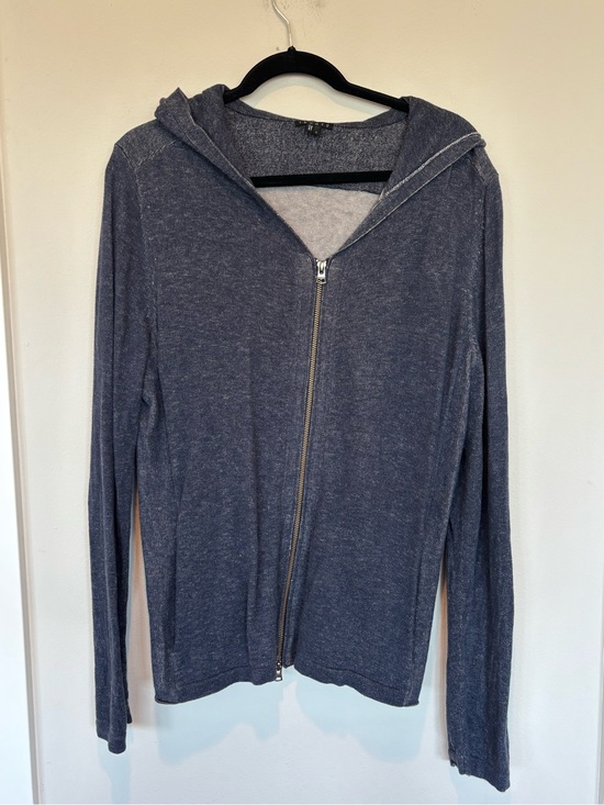 Theory Other - Theory Men's Heather Navy Zip Hoodie